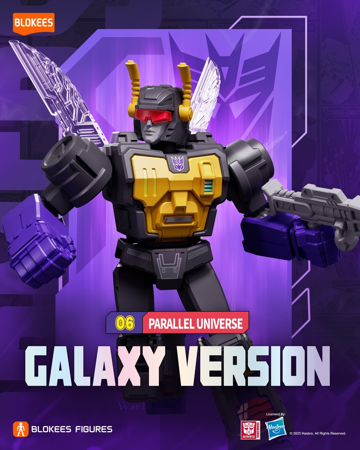 Blokees Transformers Galaxy Wave 06 Parallel Universe