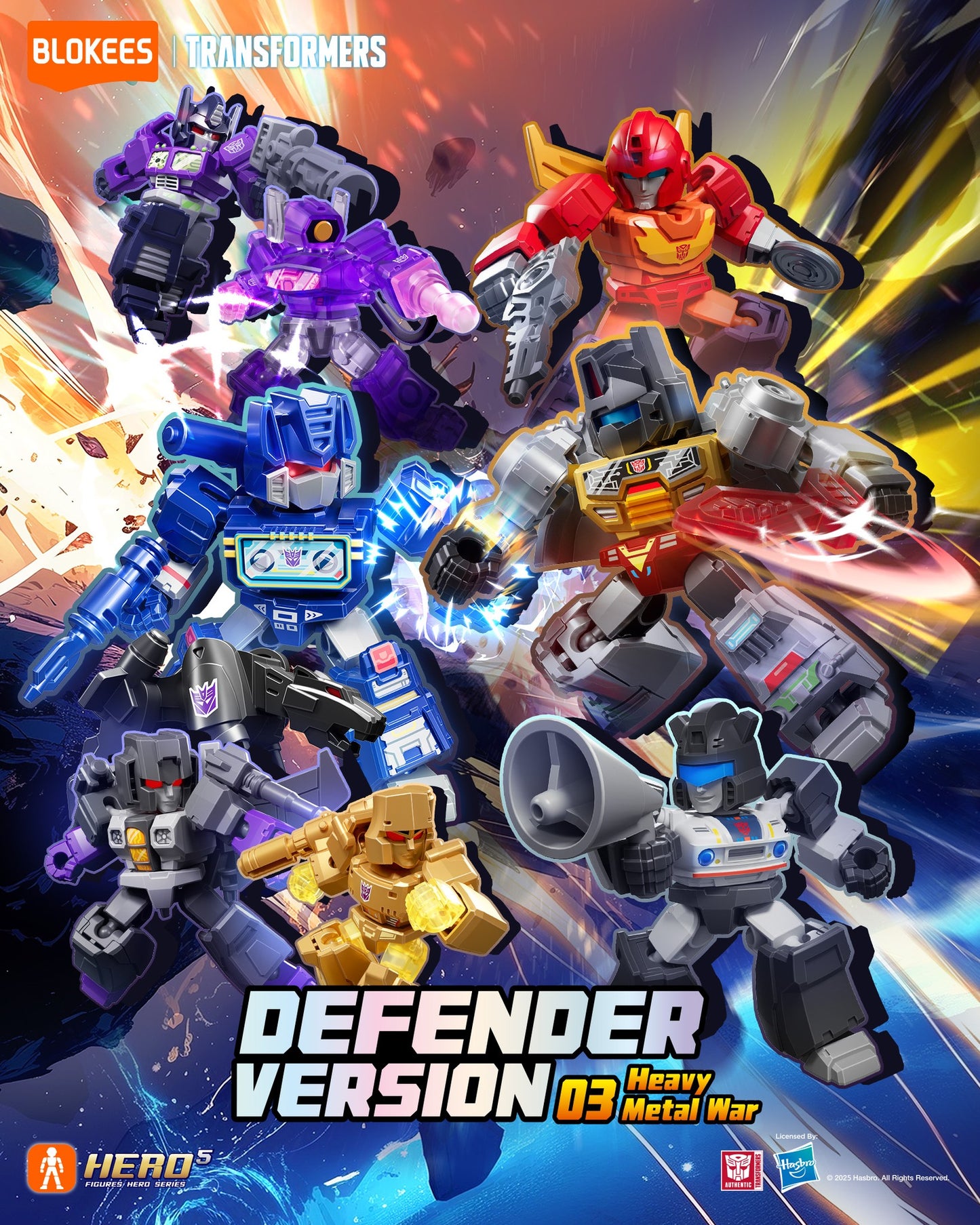 Blokees Transformers Galaxy DEFENDERS Wave 3