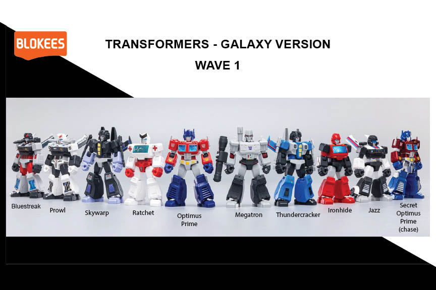 Blokees Transformers Galaxy Wave 01 Roll Out