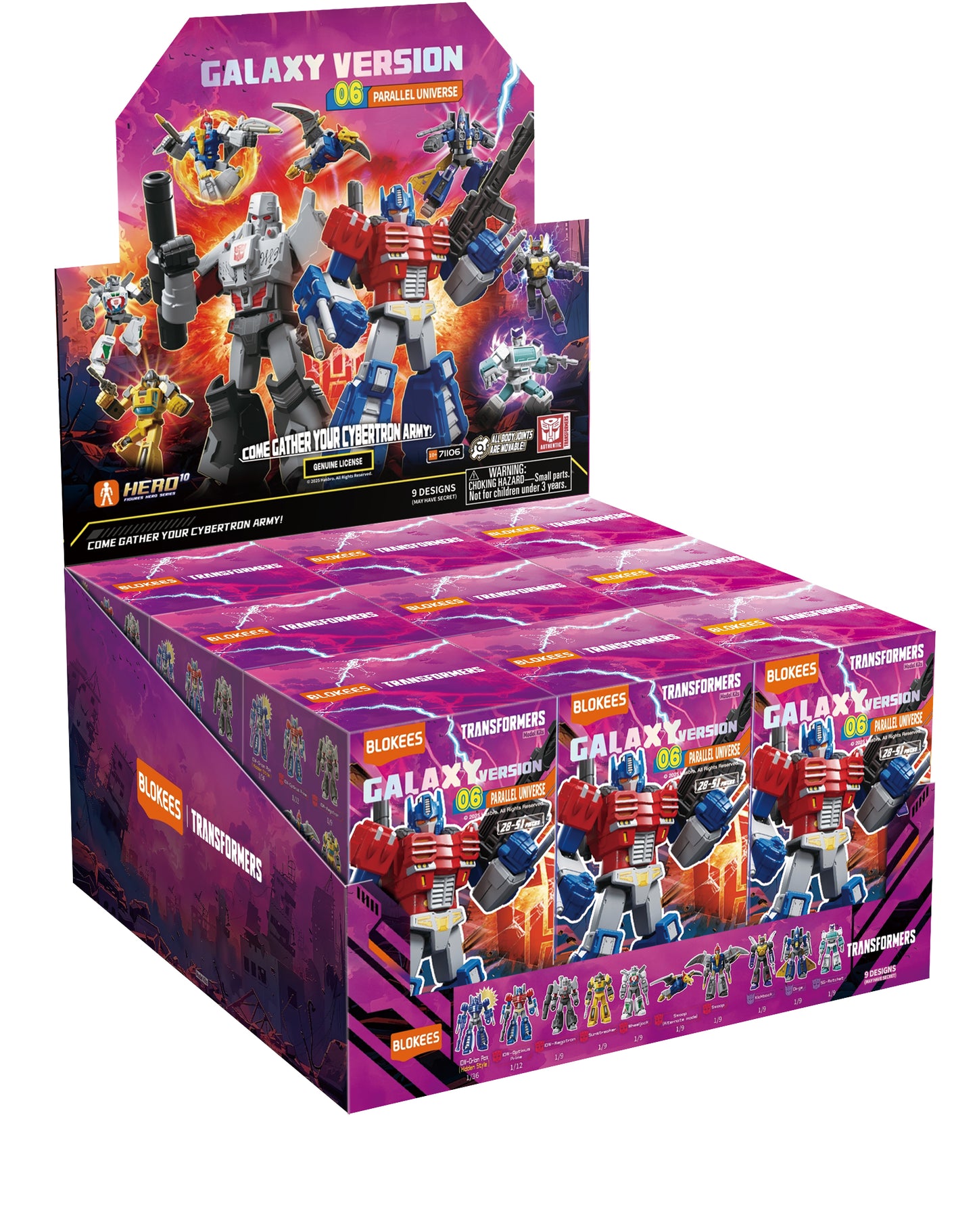 Blokees Transformers Galaxy Wave 06 Parallel Universe